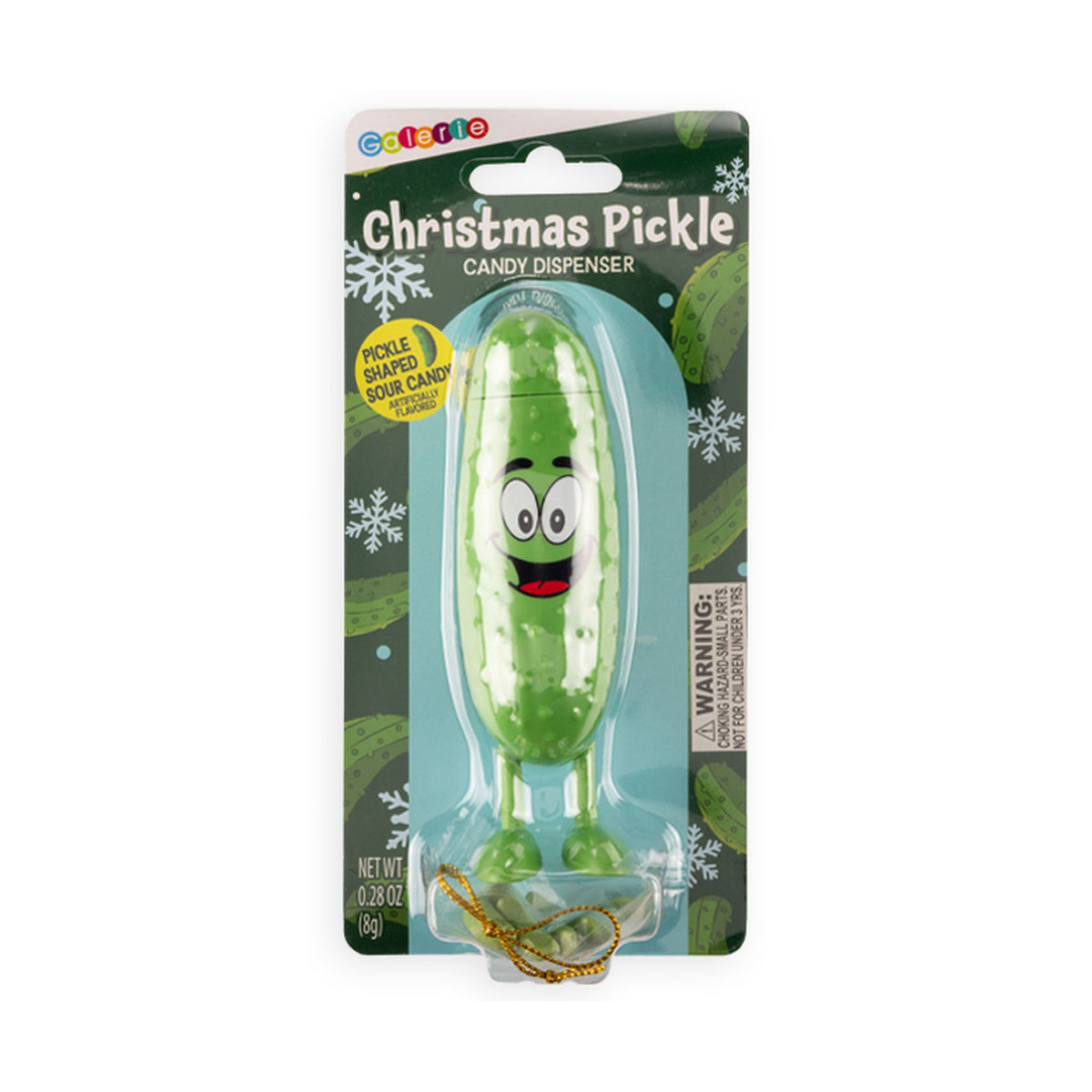 World Market | Galerie Christmas Pickle Sweet and Sour Candy Dispenser