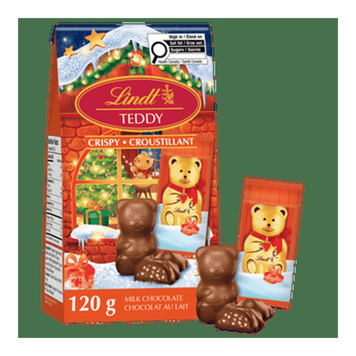 World Market | Lindt Crispy Milk Chocolate Teddy Bears Bag - 12 Piece