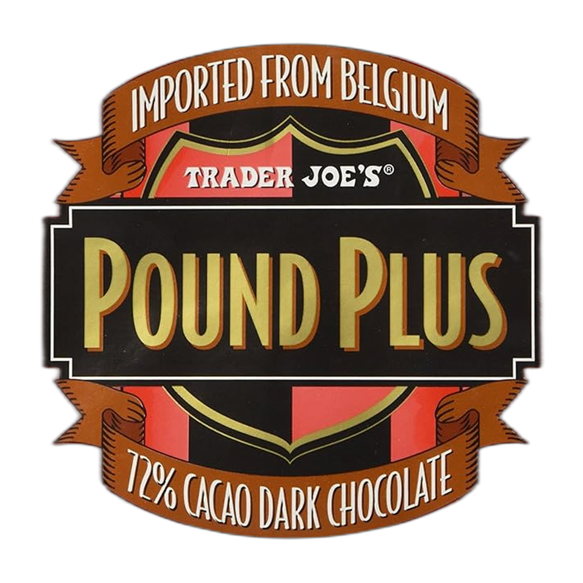 Trader Joe's | Pound Plus Dark Chocolate Bar - 17.6 oz