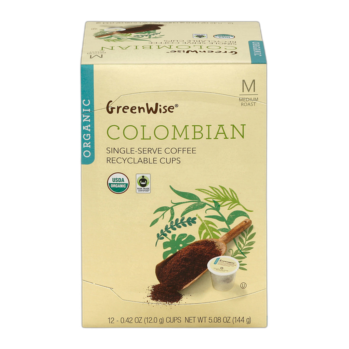 Publix | GreenWise Organic Colombian Single-Serve Coffee Cups - 12 ct
