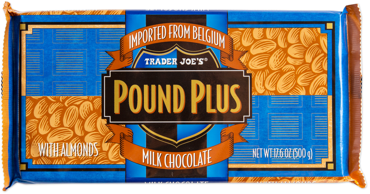 Pound Plus Milk Chocolate Bar with Almonds