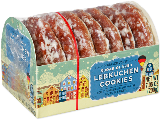 Sugar Glazed Lebkuchen Cookies