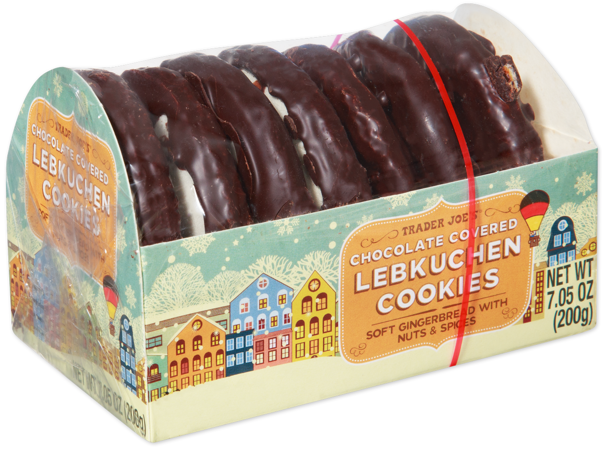 Chocolate Covered Lebkuchen Cookies