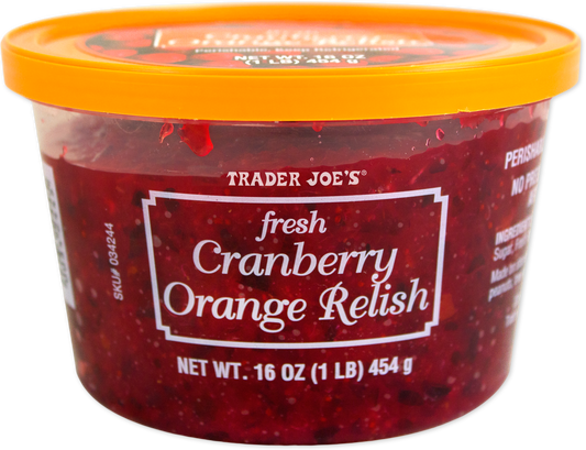 Fresh Cranberry Orange Relish