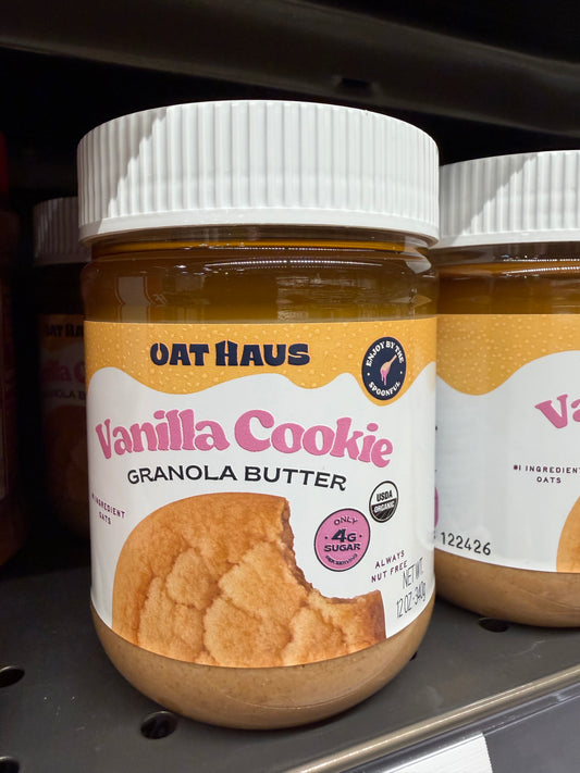 OAT HAUS
Vanilla Cookie GRANOLA BUTTER