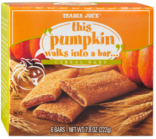 Trader Joe's This Pumpkin Walks Into A Bar... Cereal Bars