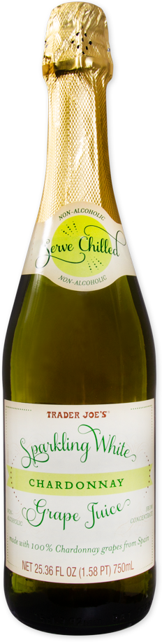 Sparkling White Chardonnay Grape Juice