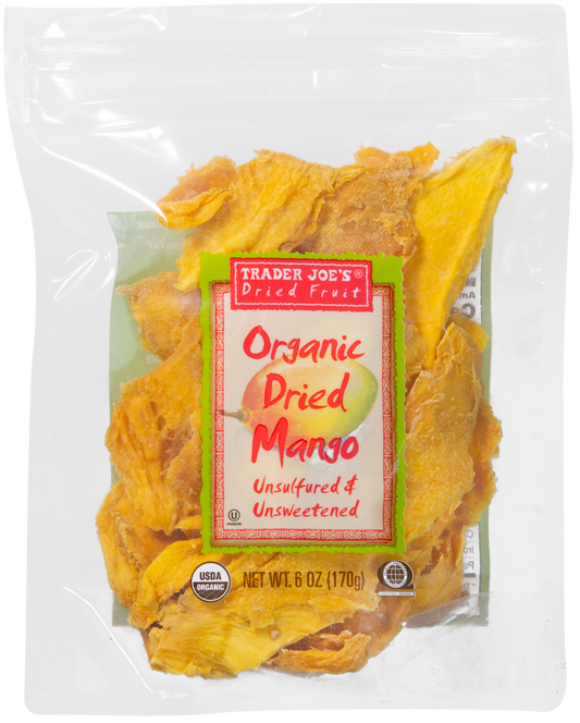 Organic Dried Mango Unsulfured & Unsweetened