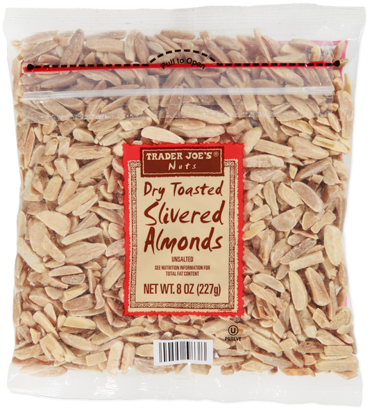 Dry Toasted Slivered Almonds Unsalted