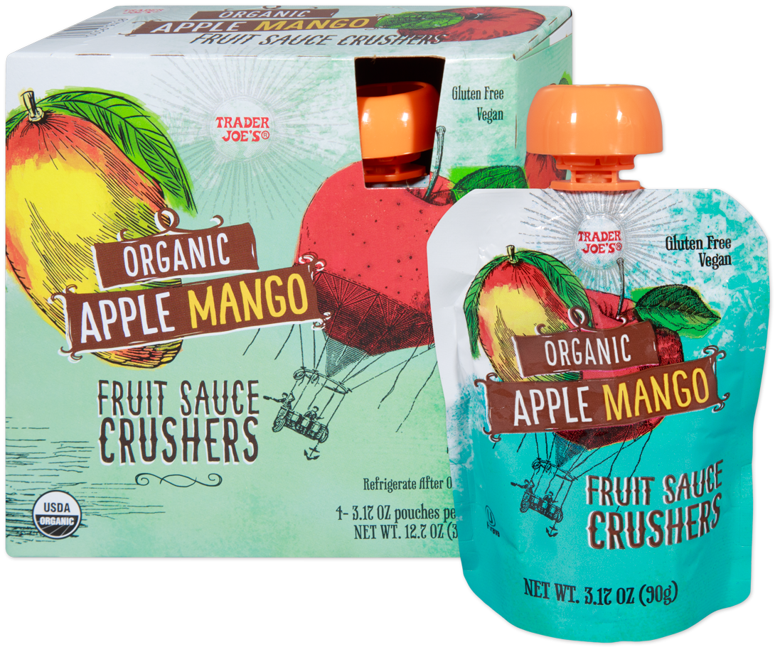 Organic Apple Mango Fruit Sauce Crushers