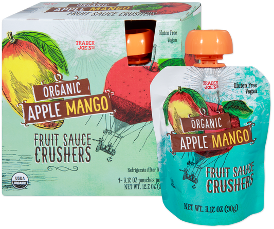 Organic Apple Mango Fruit Sauce Crushers