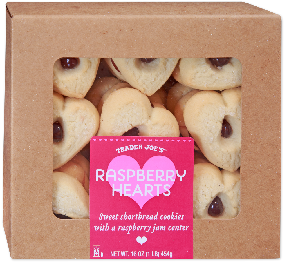 Raspberry Hearts Cookies