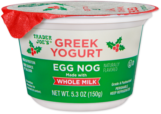 Egg Nog Greek Yogurt