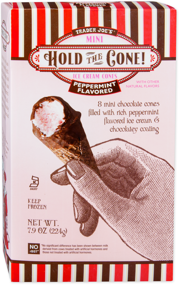 Mini Hold The Cone Peppermint Flavored