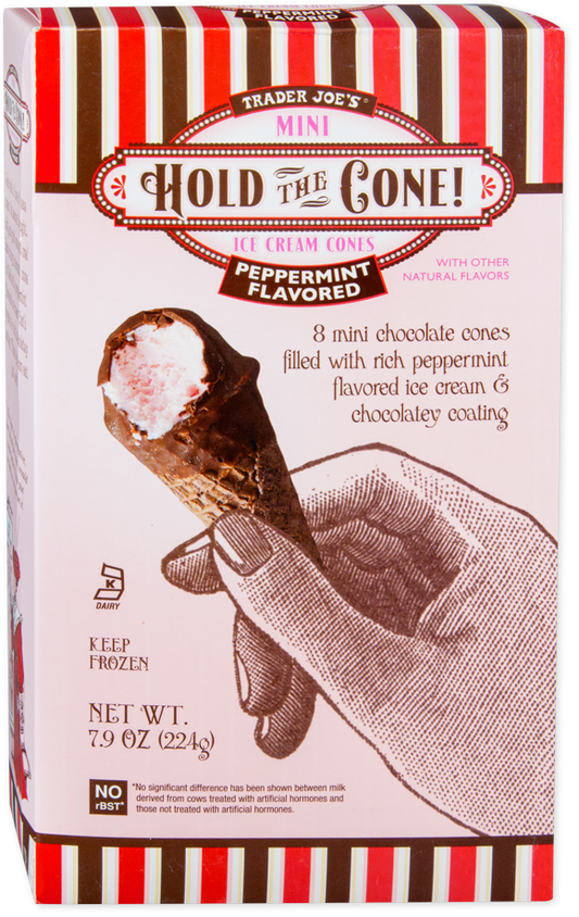 Mini Hold The Cone Peppermint Flavored