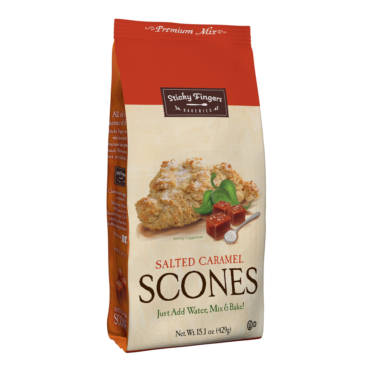 Sticky Fingers Salted Caramel Scone Mix
