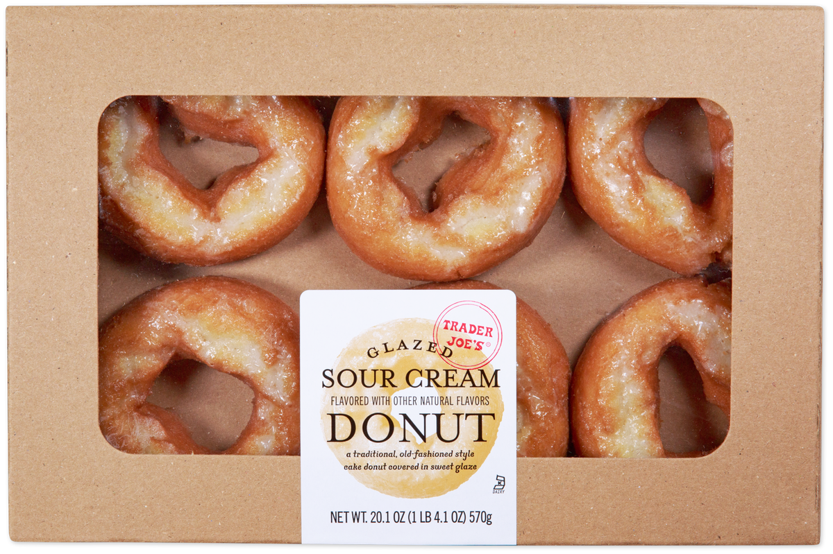 Glazed Sour Cream Donuts