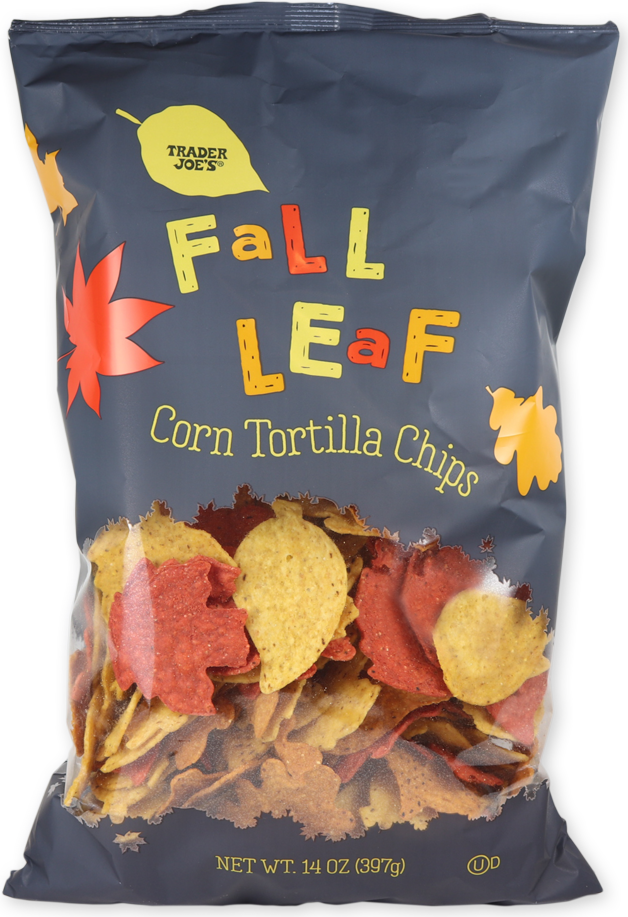 Fall Leaf Corn Tortilla Chips