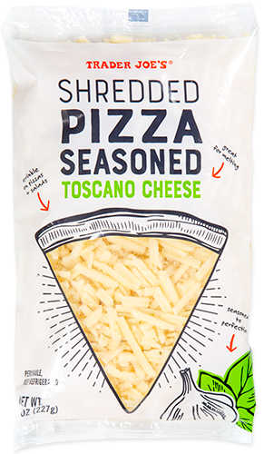 Shredded Pizza Seasoned Toscano Cheese