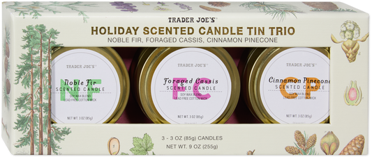 Holiday Scented Candle Trio