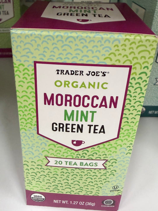 ORGANIC MOROCCAN
MINT GREEN TEA