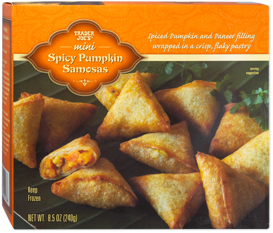 Mini Spicy Pumpkin Samosas