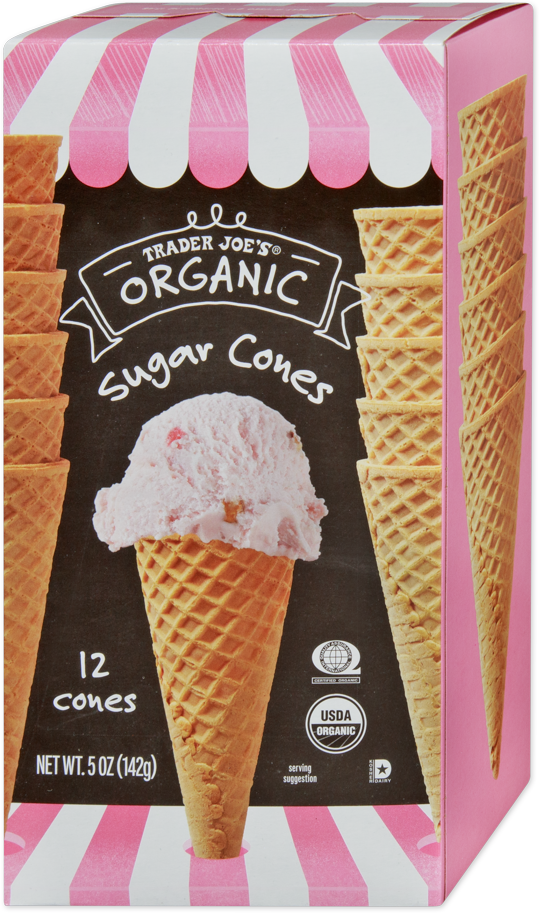 Organic Sugar Cones