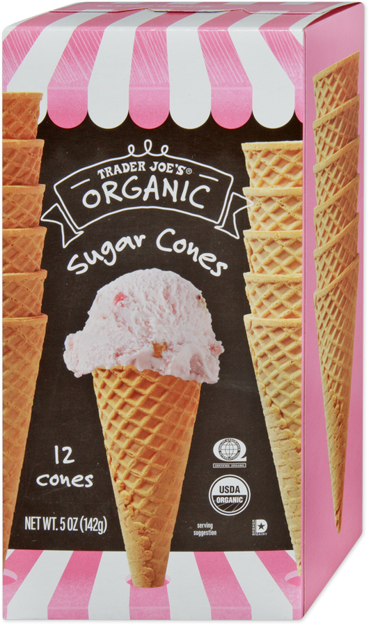 Organic Sugar Cones