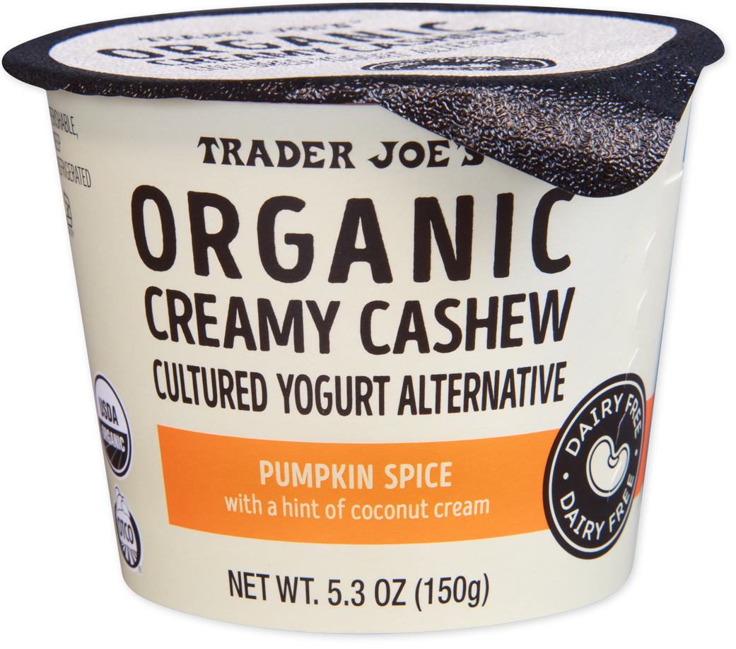 Organic Pumpkin Spice Creamy Cashew Yogurt Alternative