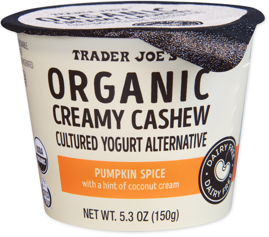 Organic Pumpkin Spice Creamy Cashew Yogurt Alternative