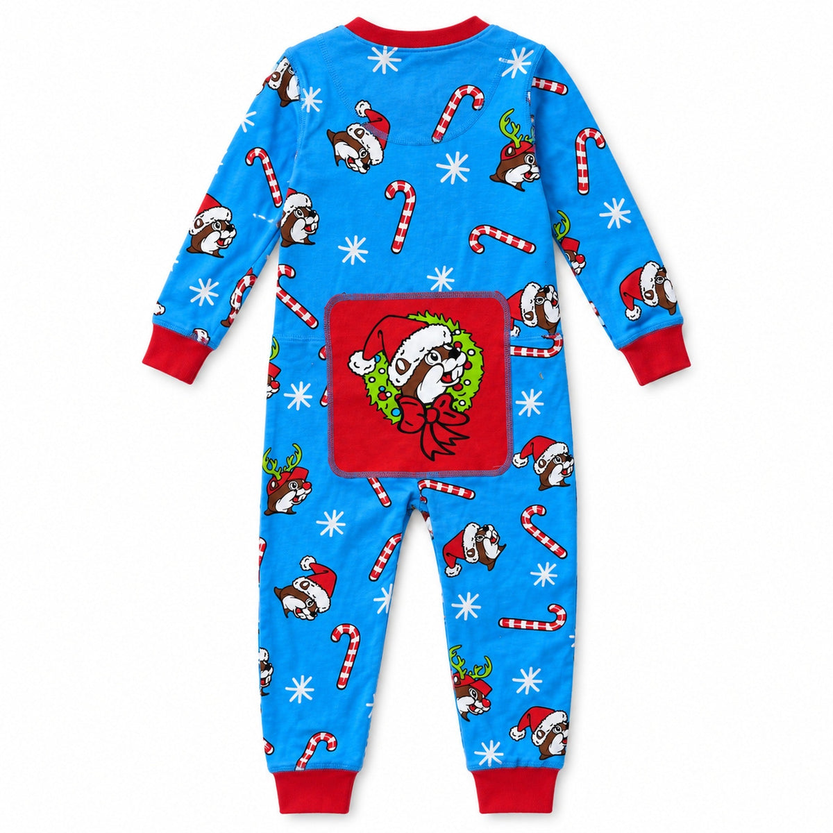 Buc-ee's | Blue Christmas Onesie - Youth