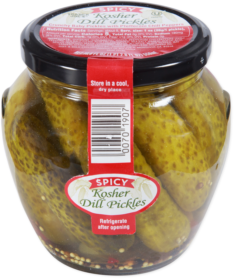 Spicy Kosher Dill Pickles