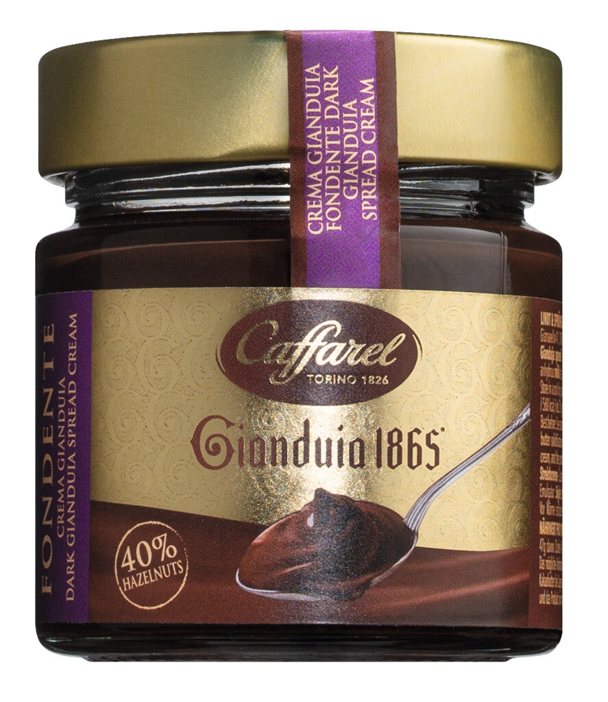 Caffarel Dark Gianduja Chocolate Spread 7.4 oz