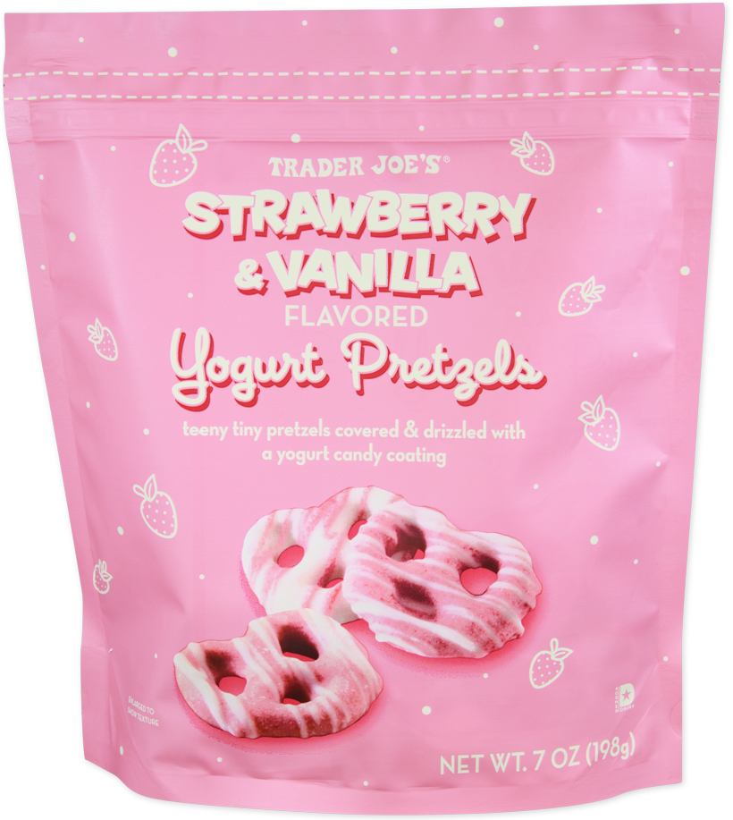 Strawberry Vanilla Yogurt Pretzels