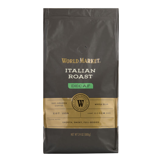 World Market® Italian Roast Decaf Whole Bean Coffee 24 Oz.