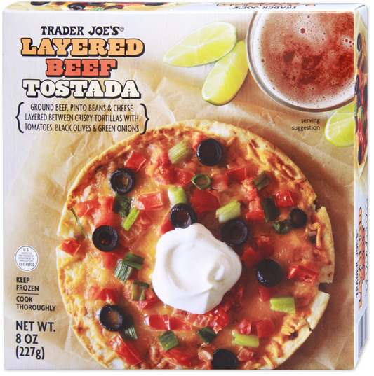 Layered Beef Tostada