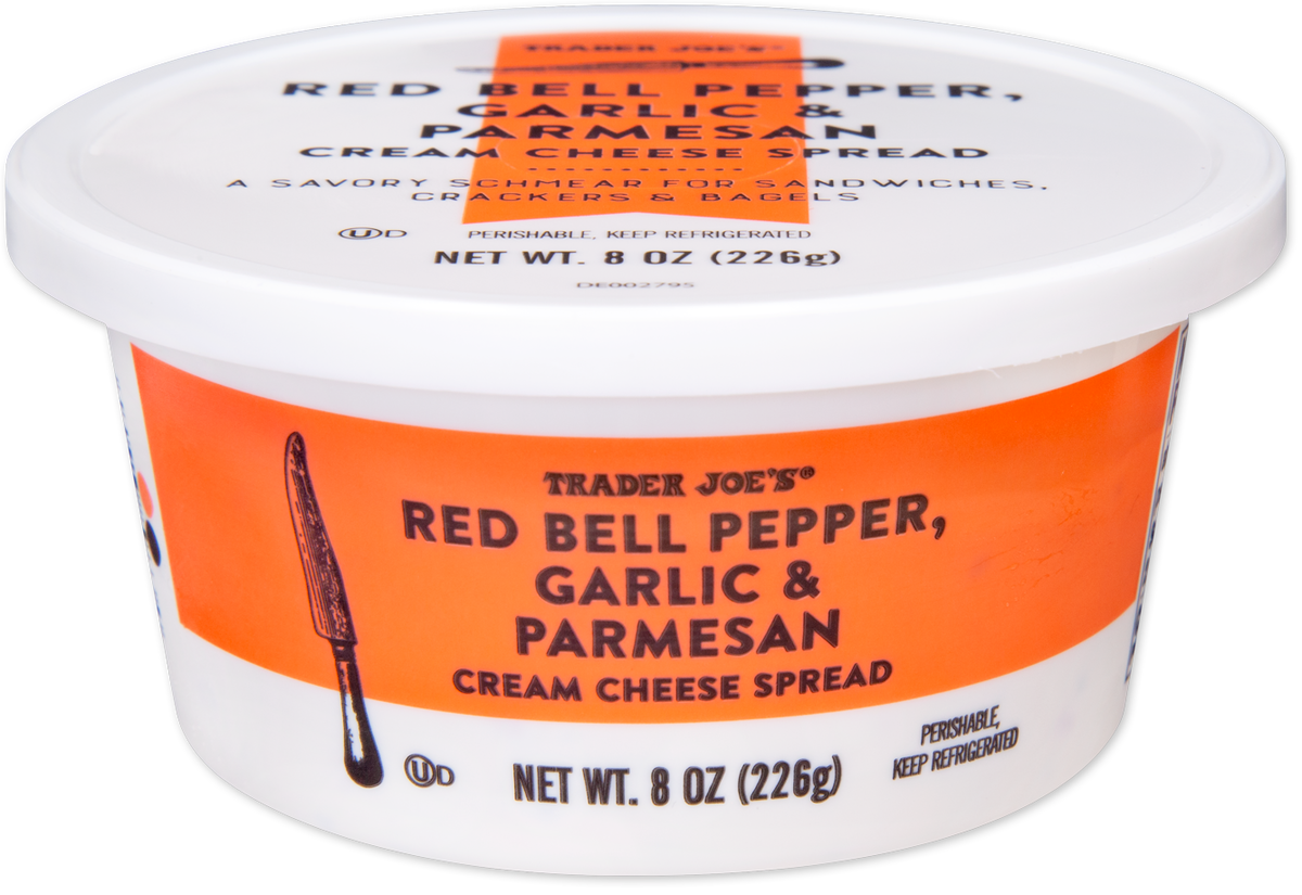 Red Bell Pepper, Garlic & Parmesan Cream Cheese Spread
