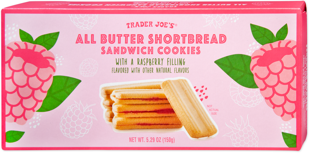 All Butter Shortbread Sandwich Cookies with Raspberry Filling