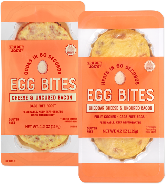 Cheddar Cheese & Uncured Bacon Egg Bites