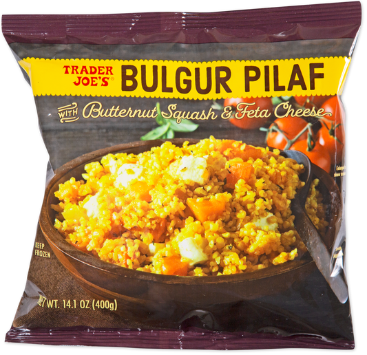 Bulgur Pilaf with Butternut Squash & Feta Cheese