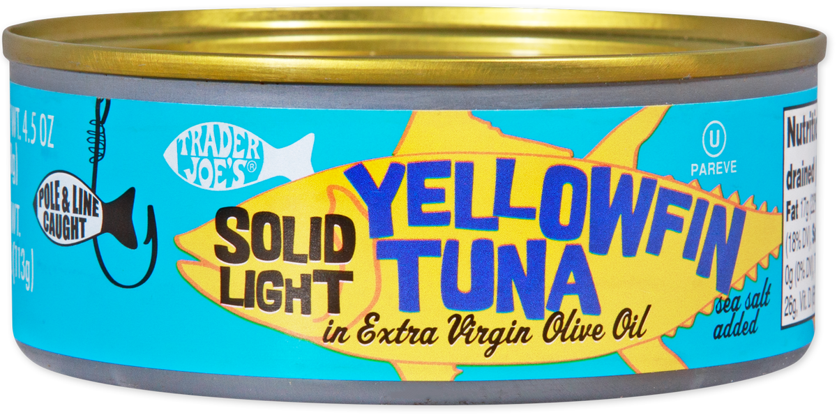 Solid Light Yellowfin Tuna iin Extra Virgin Olive Oil