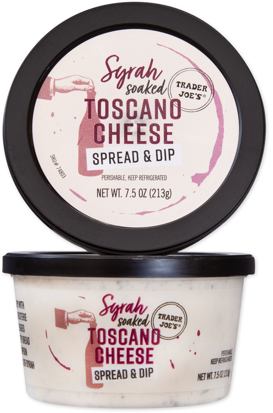 Syrah Soaked Toscano Cheese Spread & Dip