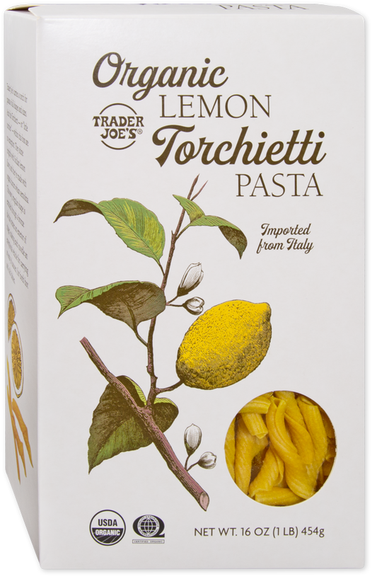 Organic Lemon Torchietti Pasta