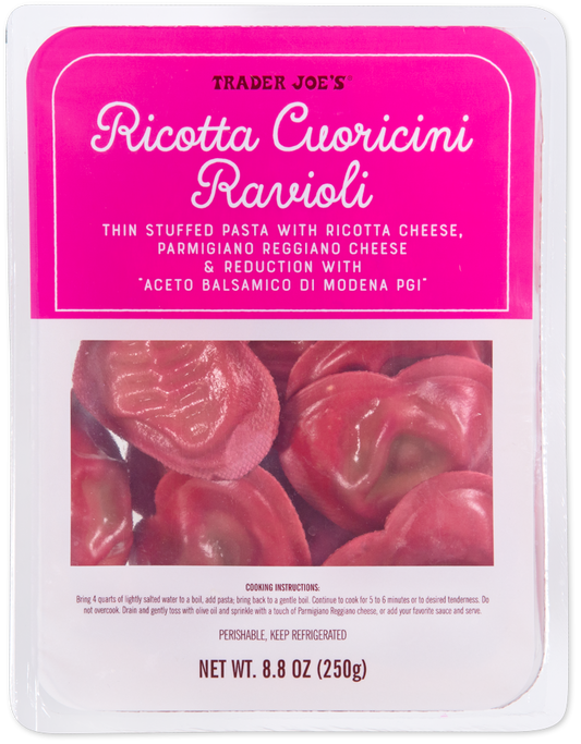 Ricotta Cuoricini Ravioli