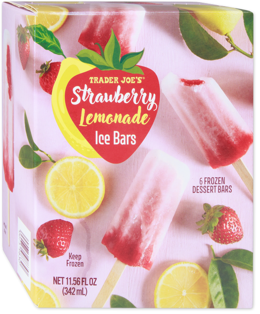 Strawberry Lemonade Ice Bars