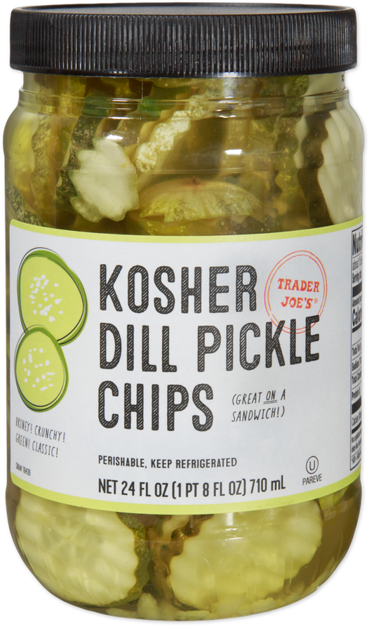 Kosher Dill Pickle Chips