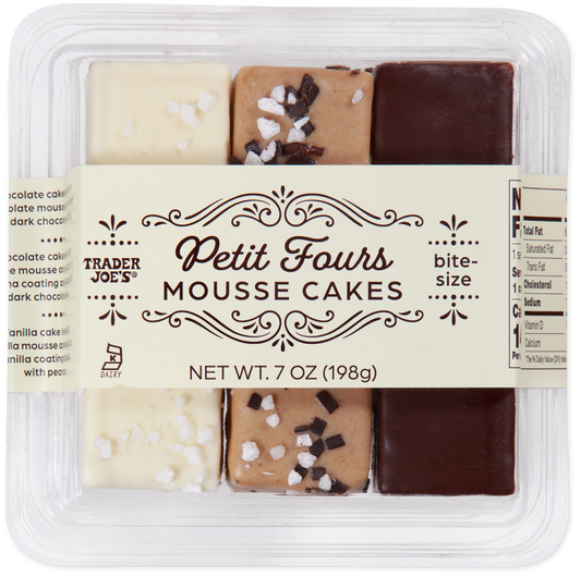 Petit Fours Mousse Cakes
