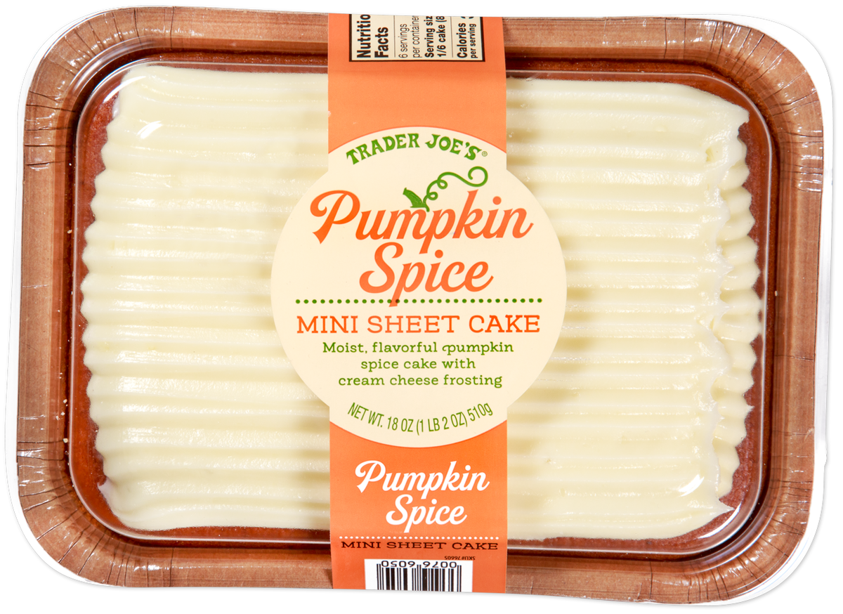 Pumpkin Spice Mini Sheet Cake