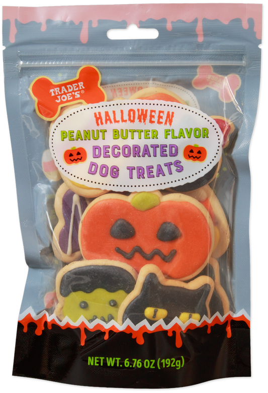 Halloween Decorated Peanut Butter Flavor Dog Treats