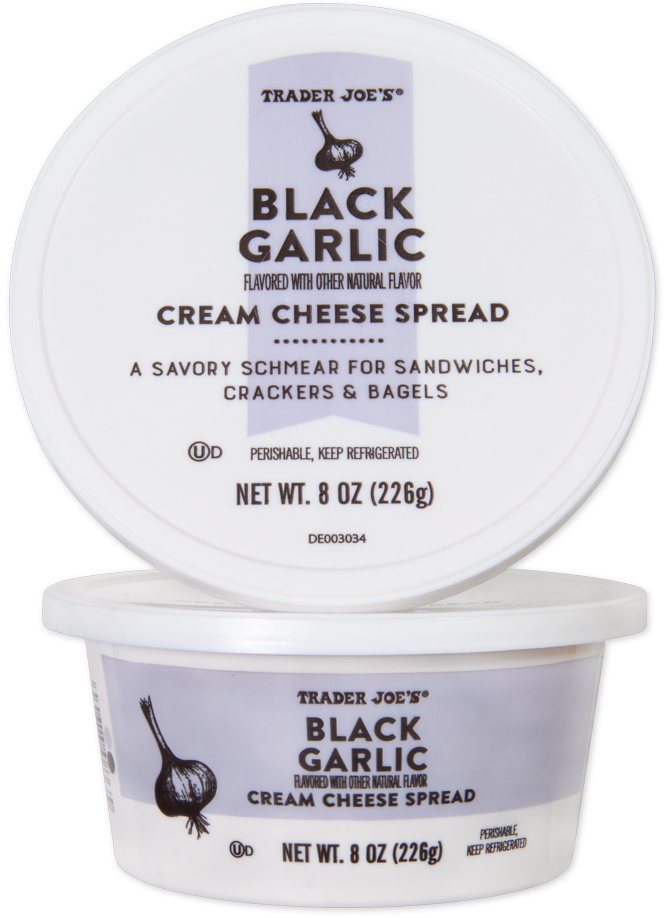 Black Garlic Cream Cheese Spread